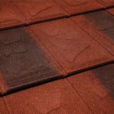 Композитная черепица Metrotile (Метротайл) iSlate, цвет Red Brown